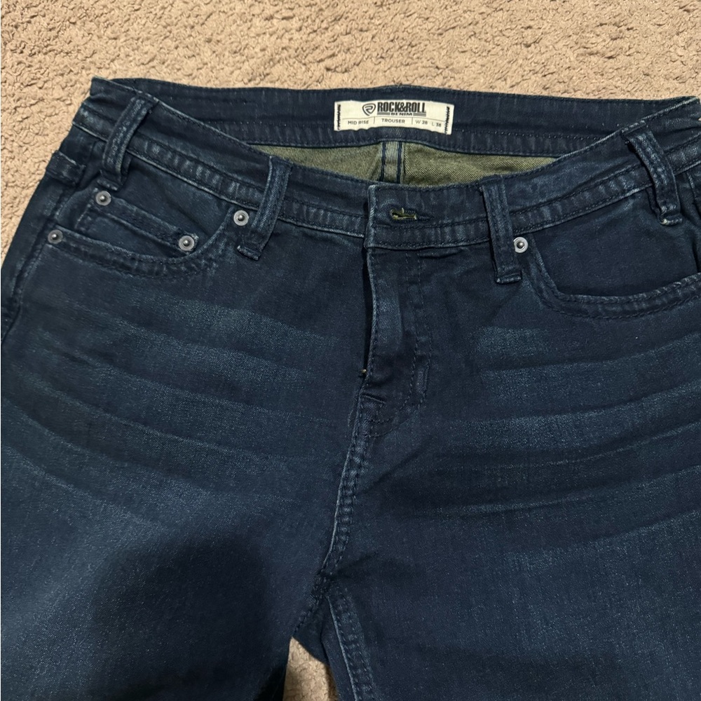 Women Rock and Roll Denim trousers jeans
